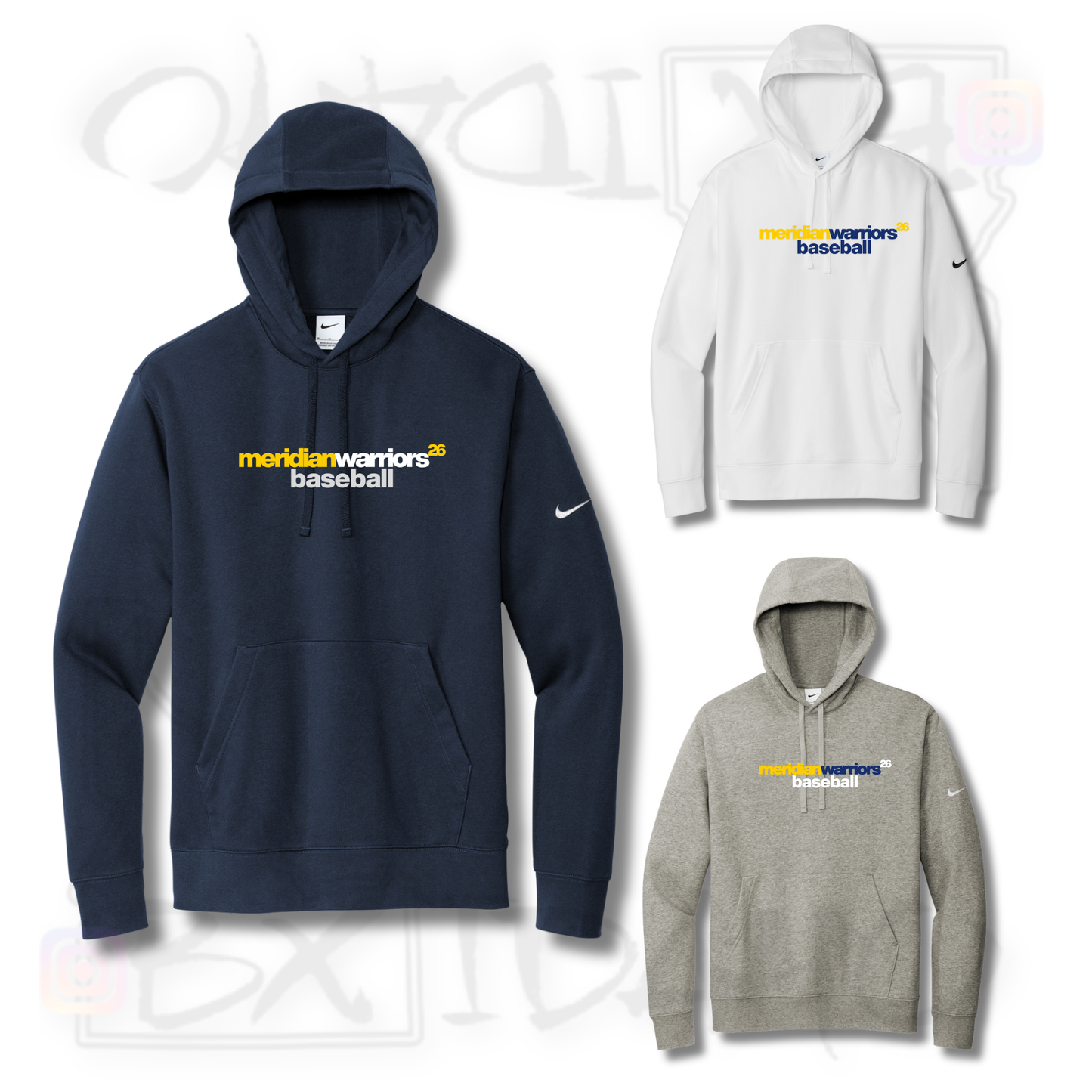 Nike Club Fleece Sleeve Pullover Hoodie