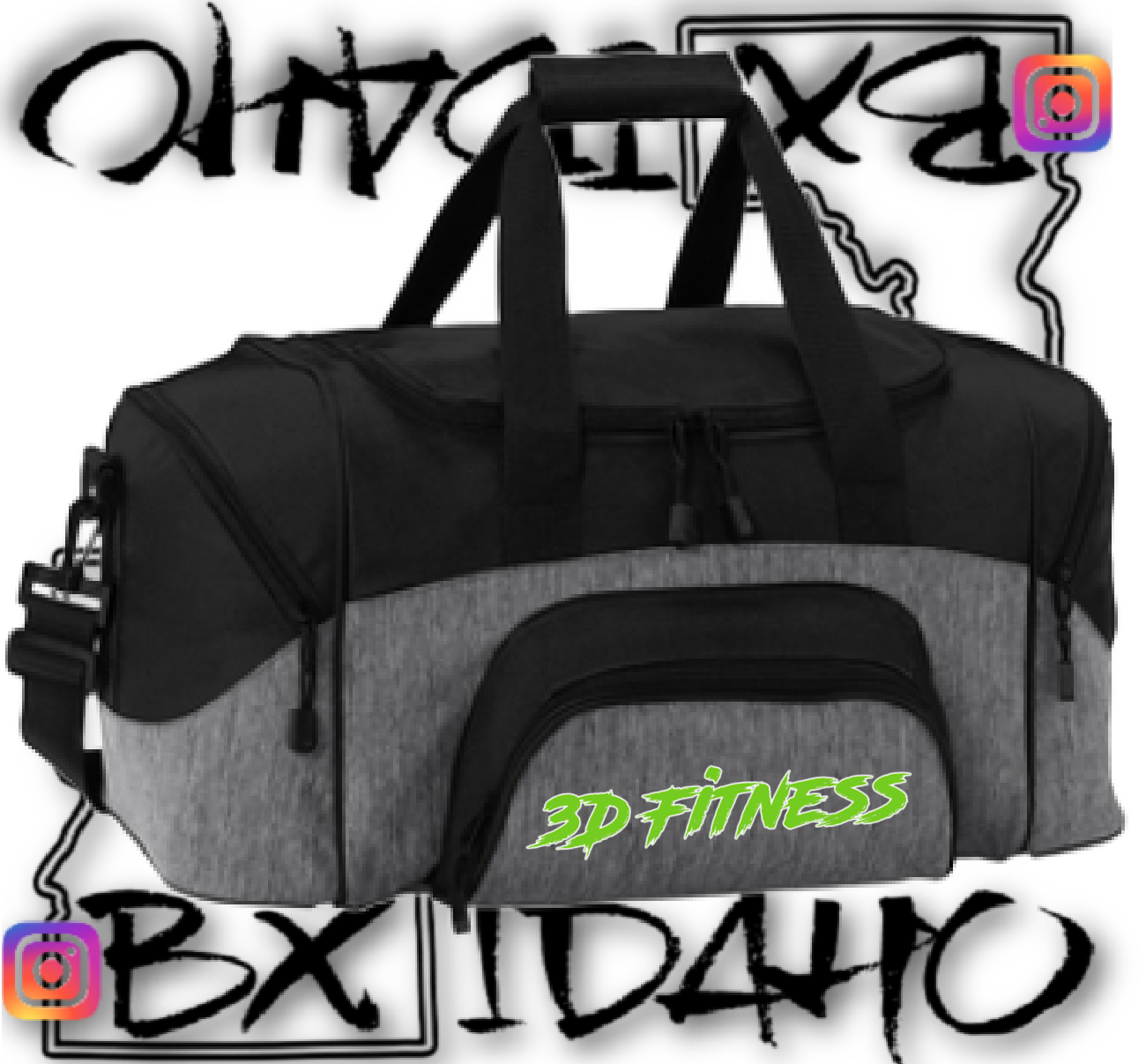 3D Fitness Colorblock Sport Duffel