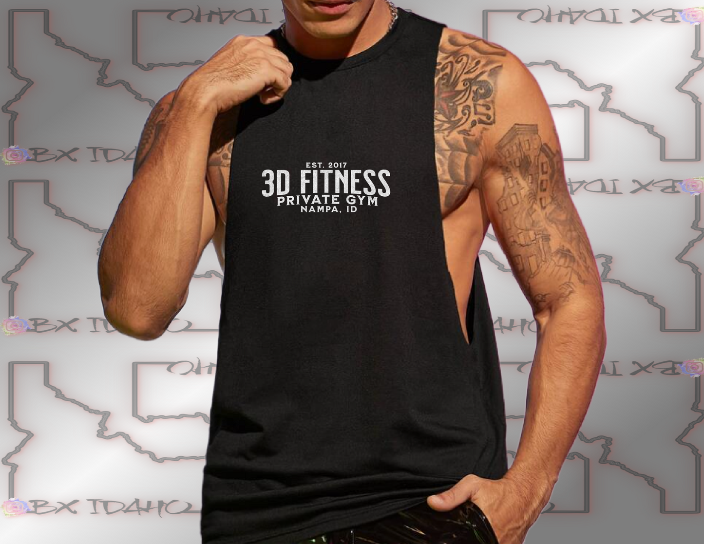 3D Fitness Muscle Tank