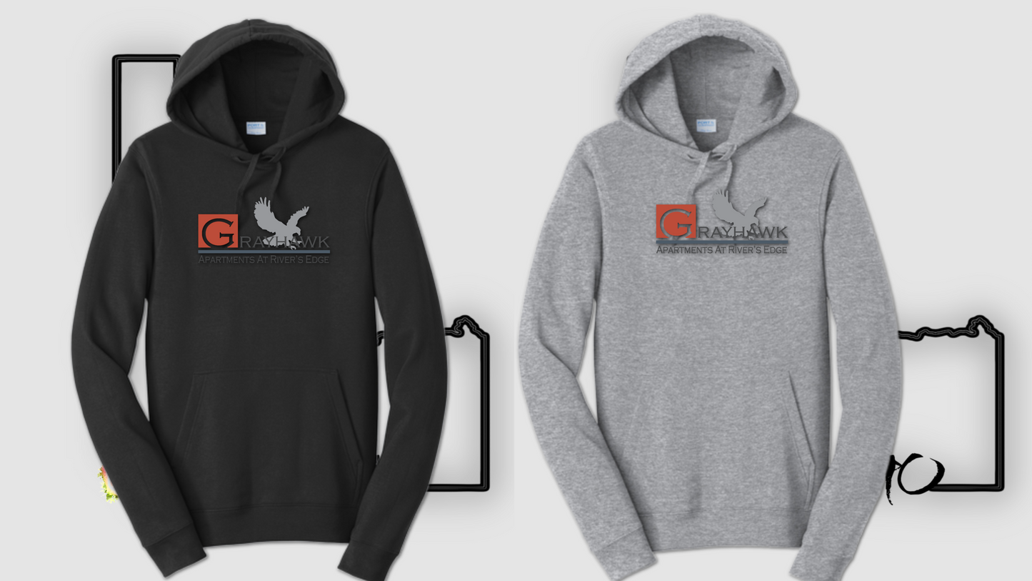 FS GrayHawk Fleece Pullover Hooded Sweatshirt