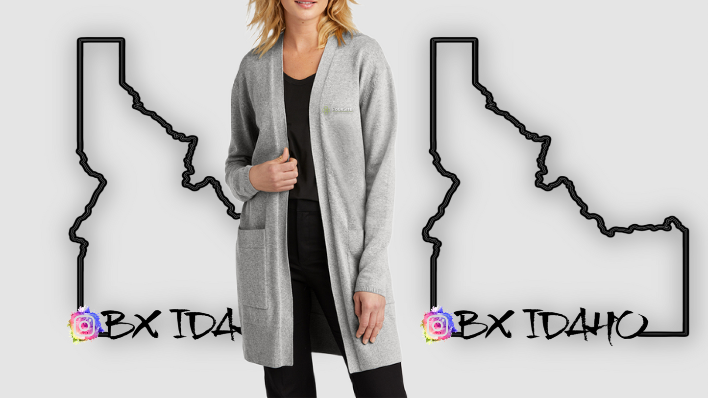 FS FourSite Women’s Open-Front Long Cardigan Sweater