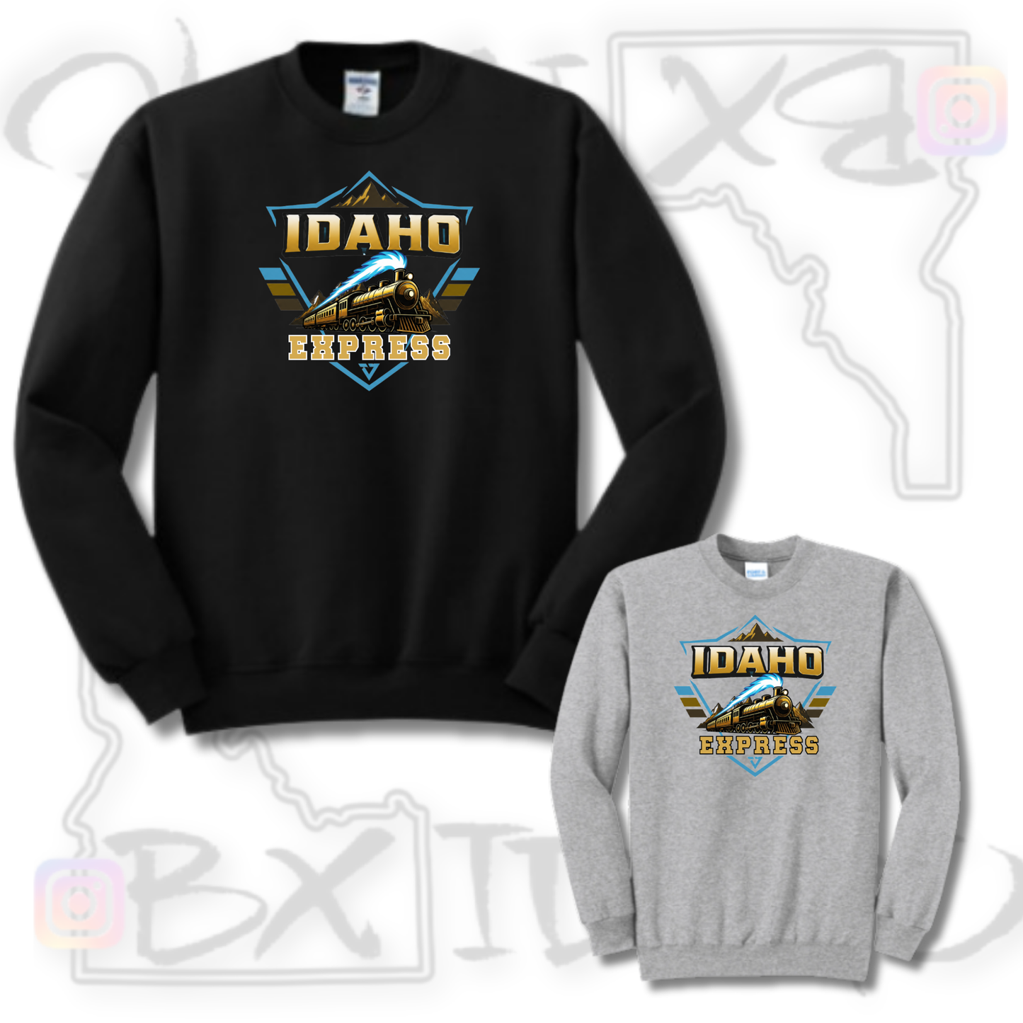 Idaho Express 7v7 - Heavy Blend Crewneck Sweatshirt
