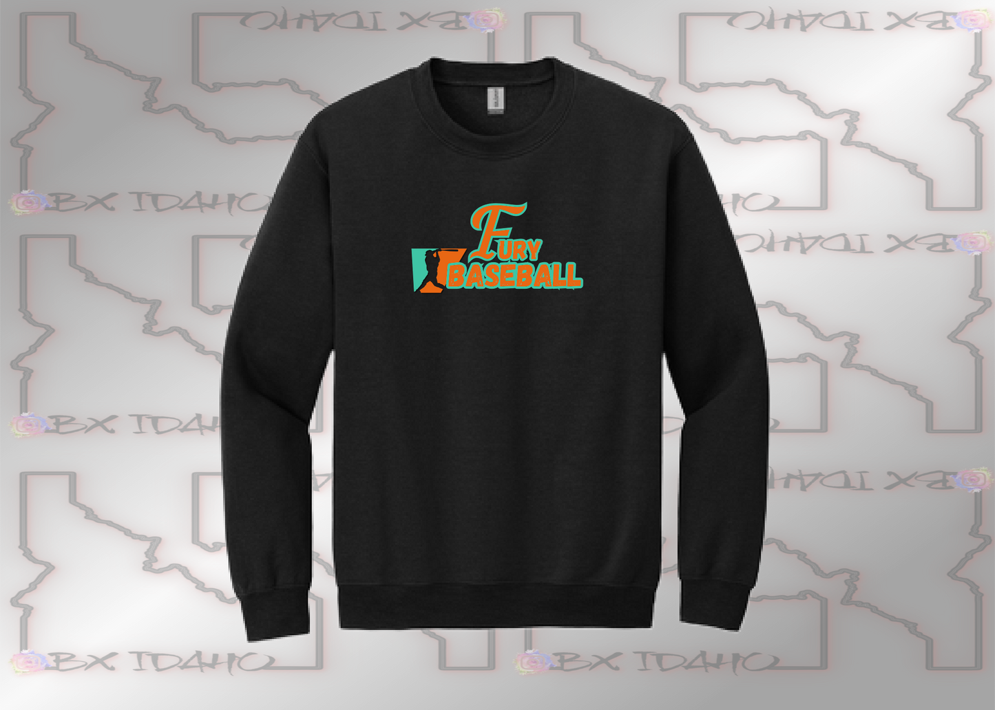 Fury Baseball - Heavy Blend Crewneck Sweatshirt (Adult & Youth sizes)