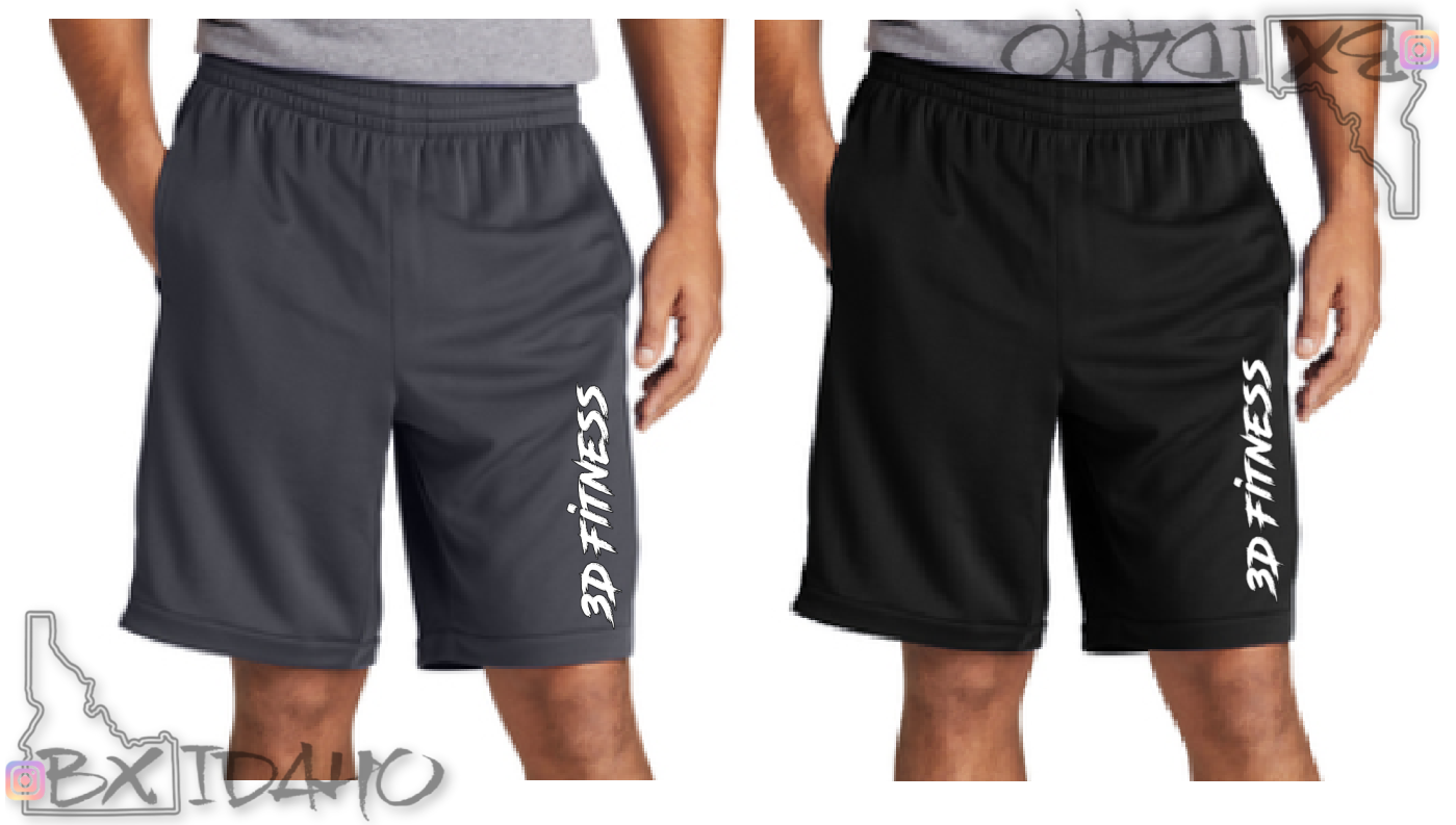 3D Fitness athletic shorts