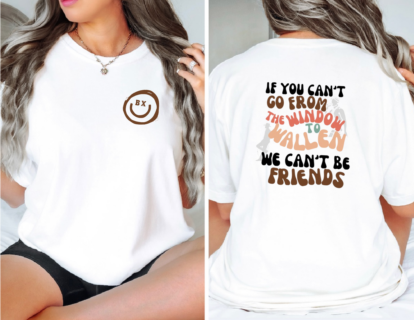 Wall to Wallen - White Tee