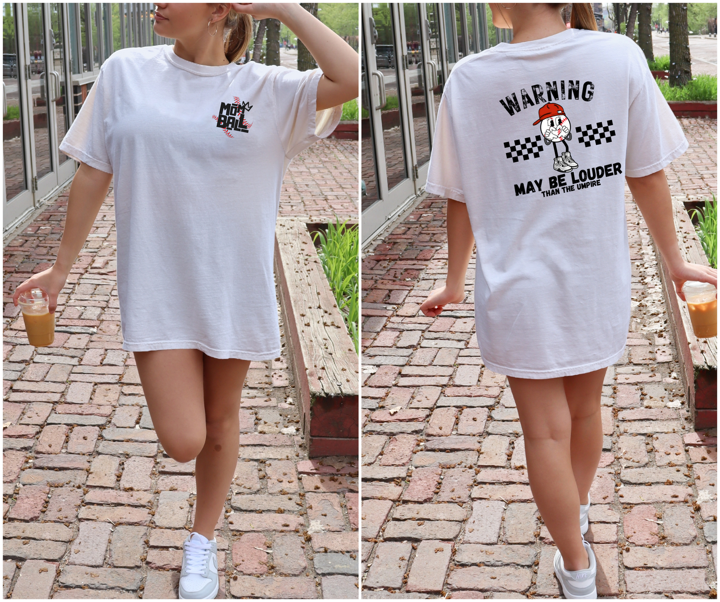 Warning - Mom Ball Tee