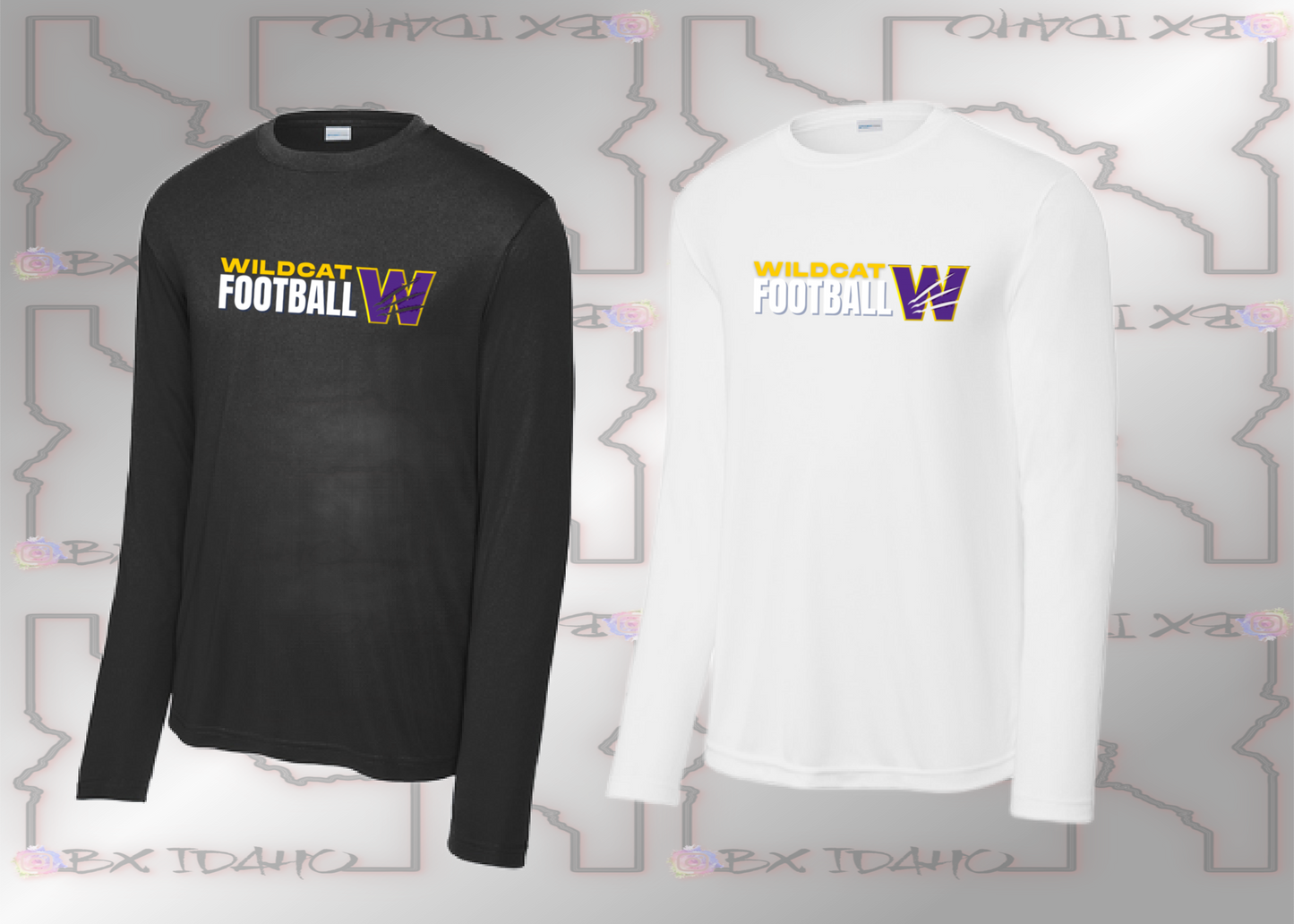 Wilder Football -Long Sleeve Competitor Tee (Adult & Youth Sizes)