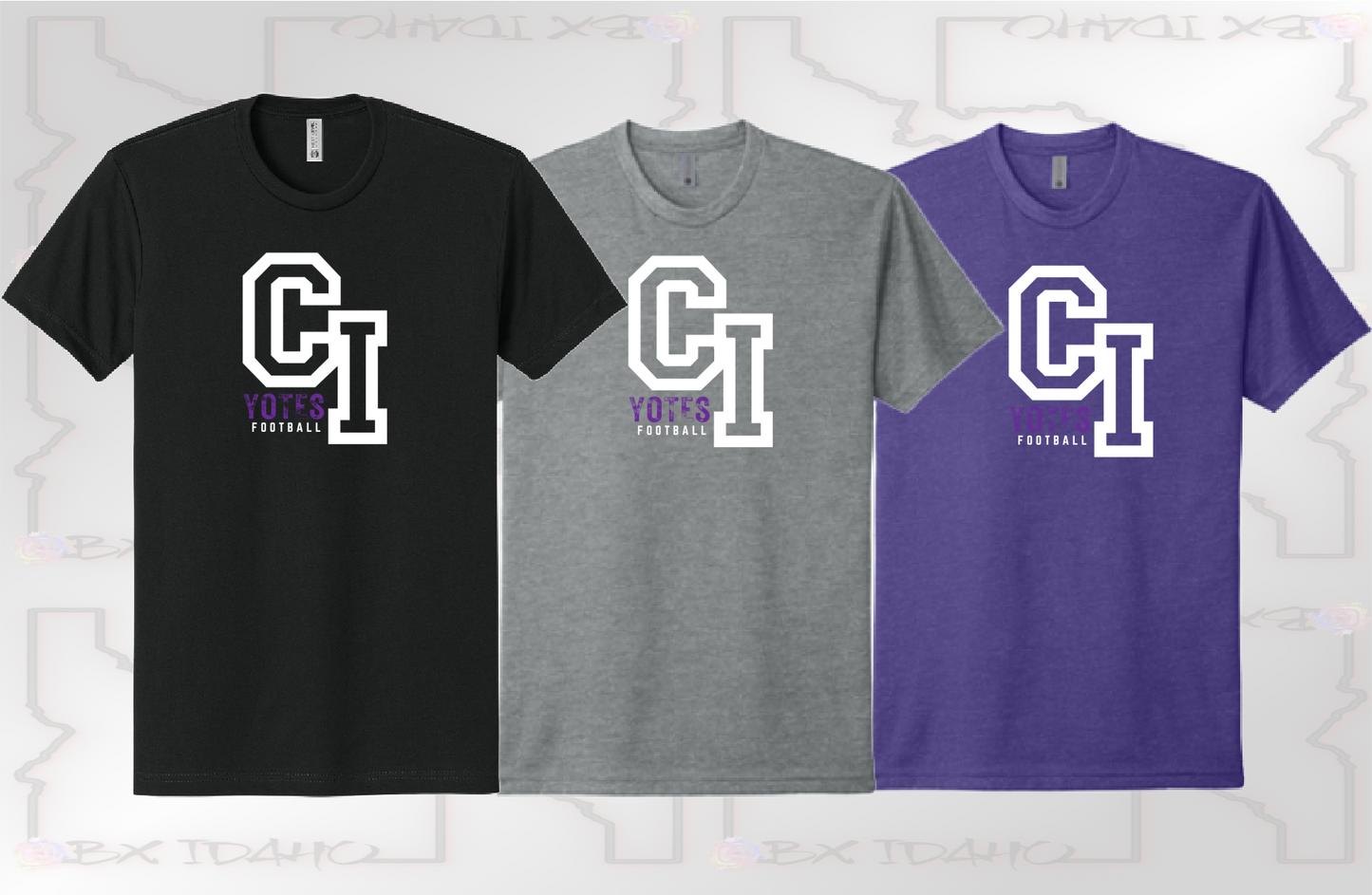 Yotes CI Football Tee