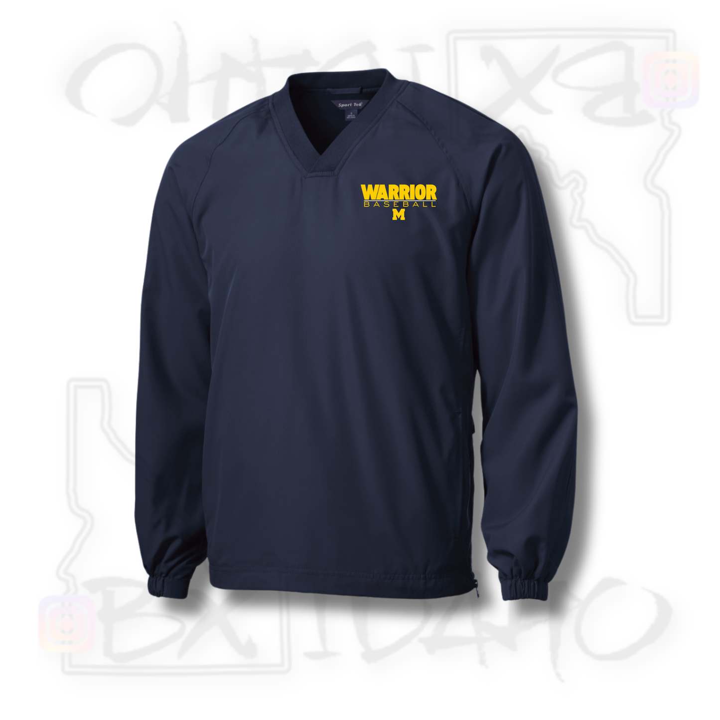 V-Neck Raglan Wind Shirt