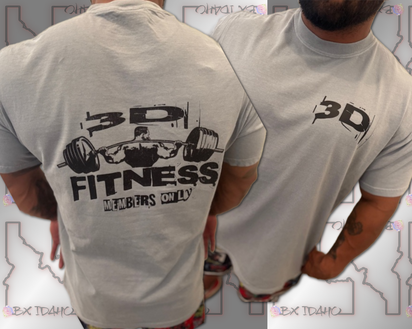 3D Back Squat T-shirt