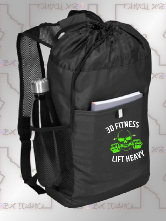 3D Fitness Hybrid Drawstring Backpack