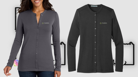 FS FourSite Women's Concept Stretch Button-Front Cardigan