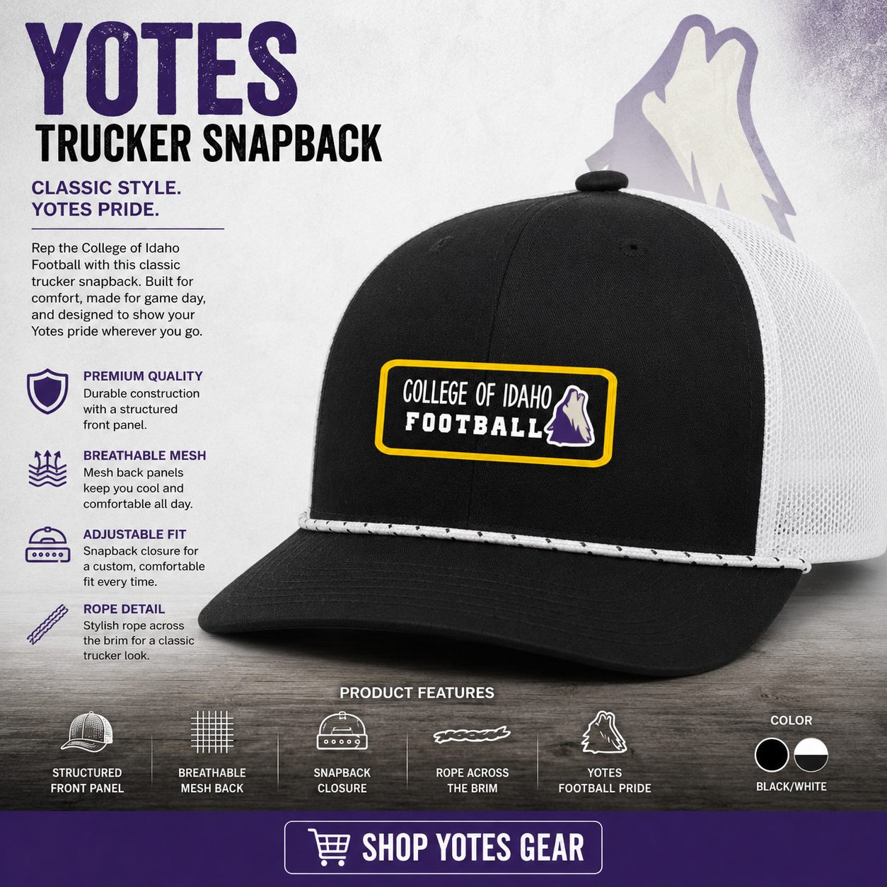 Yotes Snapback