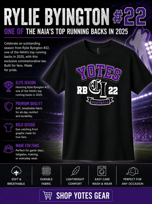 Rylie Byington #22 Football Fan Tee