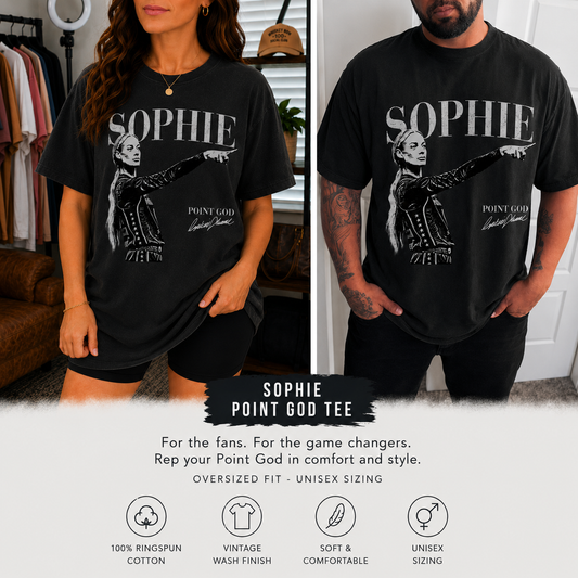 Sophie "Point God" Vintage Oversized Tee