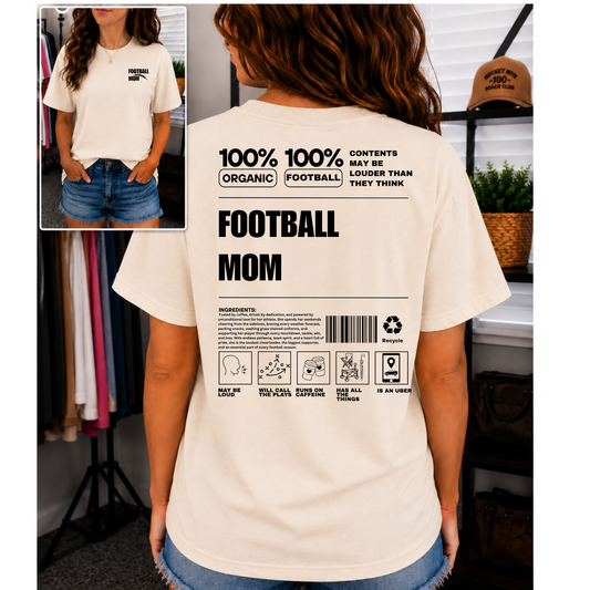 Football Mom Ingredients - Football