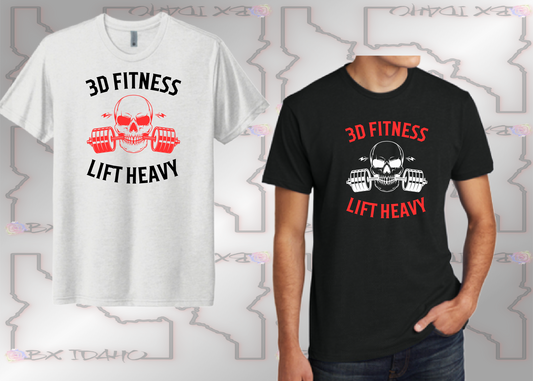 3D Fitness tri-blend Tee