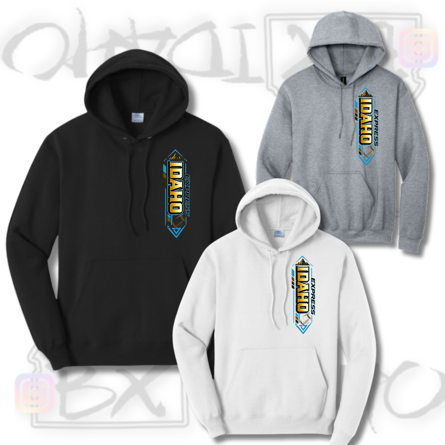 Idaho Express 7v7 - Pullover Hooded Sweatshirt