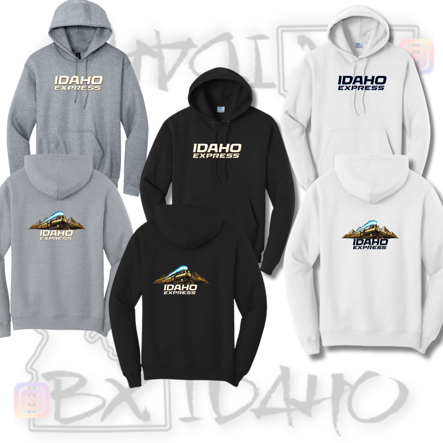 Idaho Express 7v7 - Pullover Hooded Sweatshirt