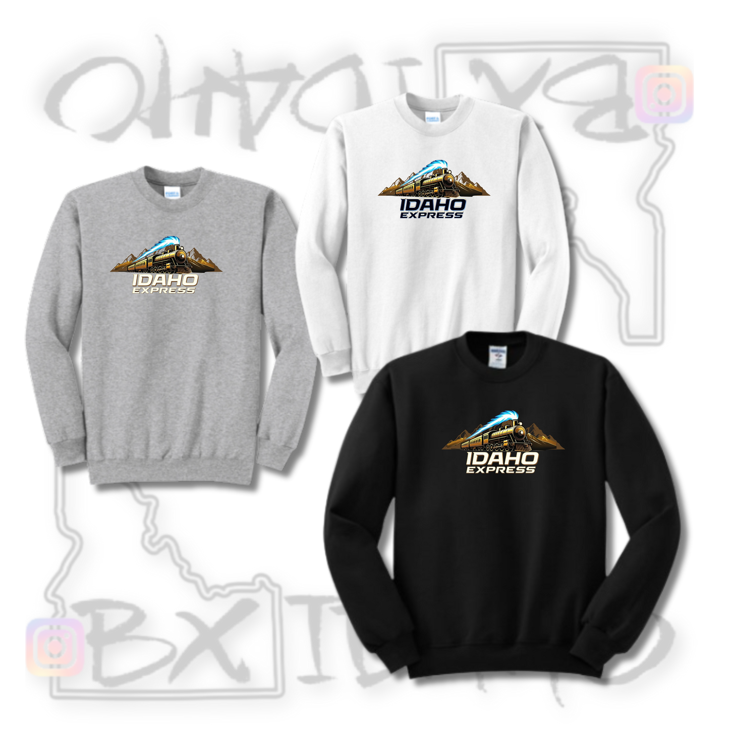 Idaho Express 7v7 - Heavy Blend Crewneck Sweatshirt