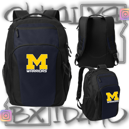 MHS Warriors N/B backpack Designed by BX Idaho | CB