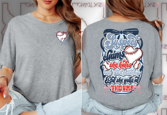 SUSPECT Tee - Baseball