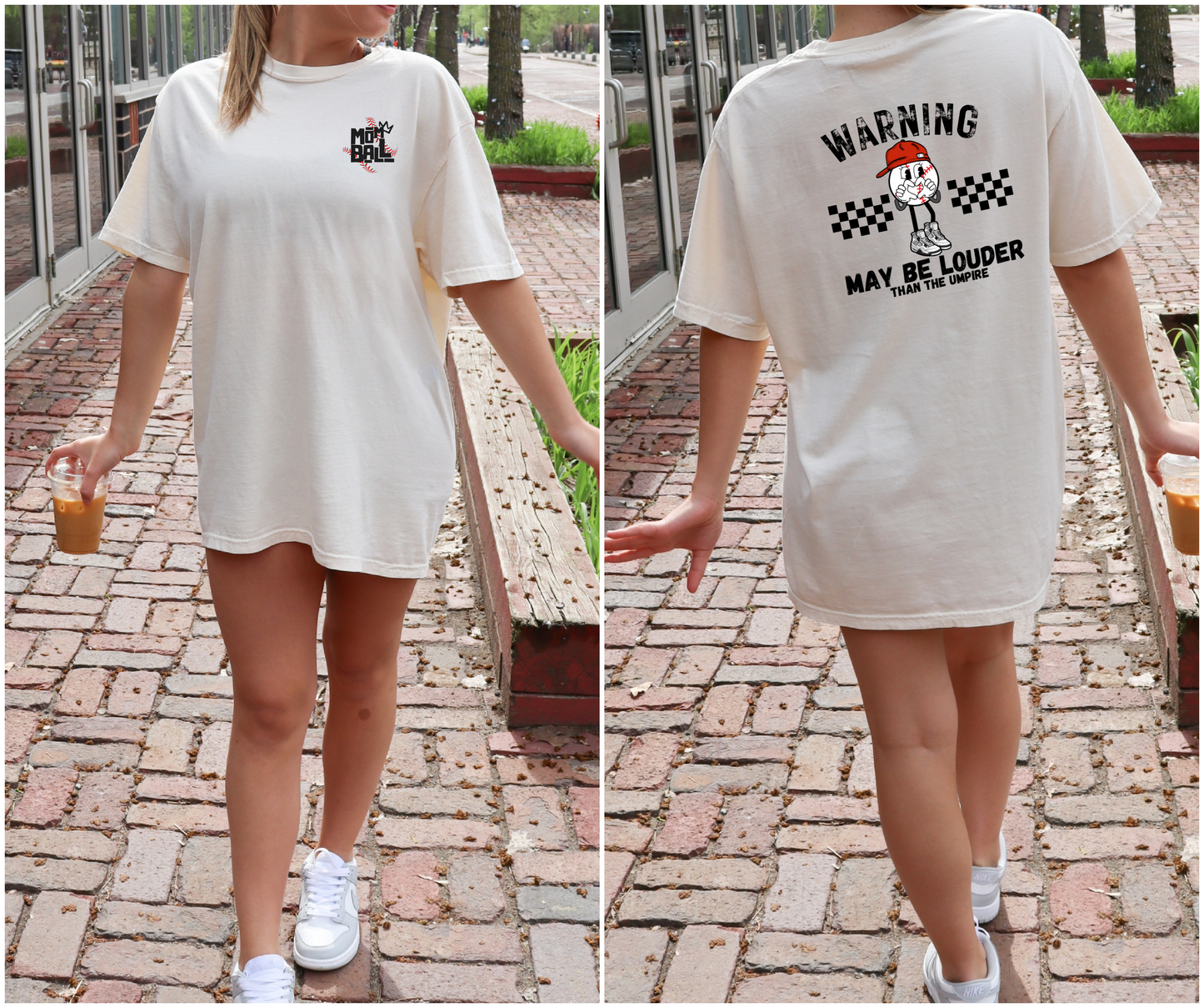 Warning - Mom Ball Tee