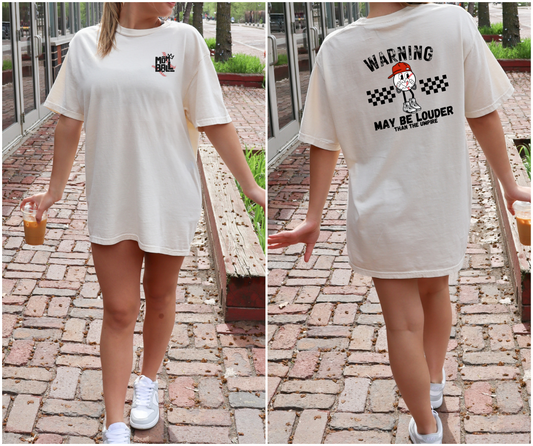 Warning - Mom Ball Tee