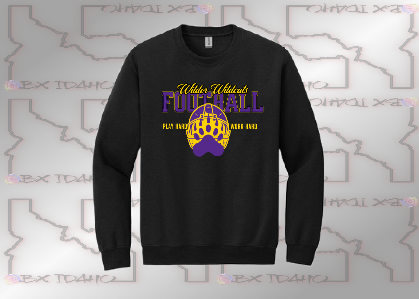 Wilder Football - Heavy Blend Crewneck Sweatshirt (Adult & Youth sizes)