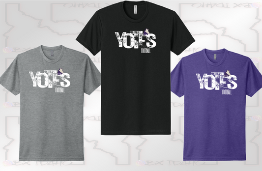 Yotes Football Tee
