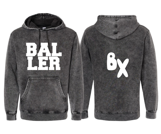 "BALLER" Midweight  Hooded Sweatshirt