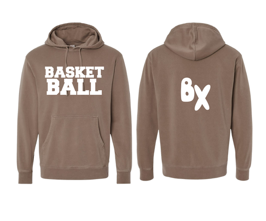 "BASKETBALL" Midweight  Hooded Sweatshirt