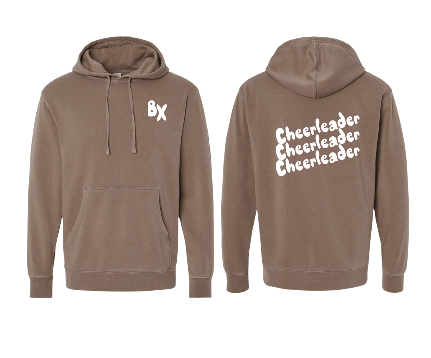 Vintage Fleece Hooded "Cheerleader" Sweatshirt