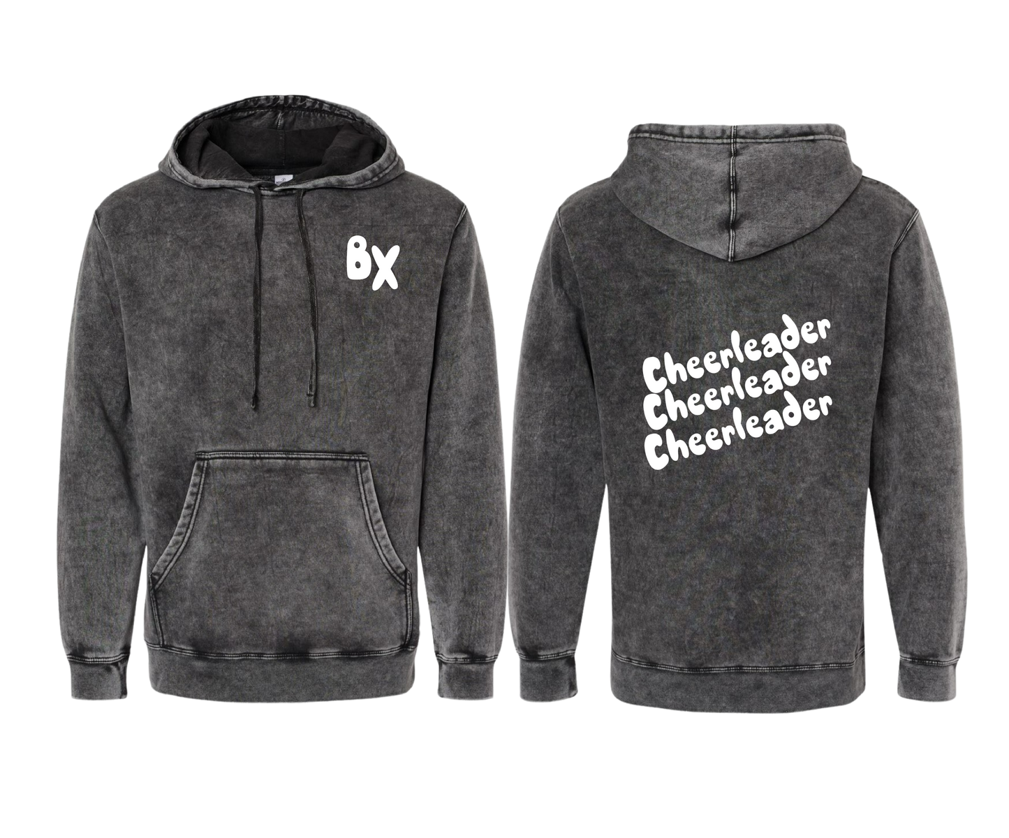 Vintage Fleece Hooded "Cheerleader" Sweatshirt