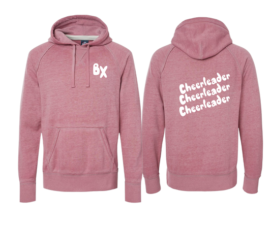 Vintage Fleece Hooded "Cheerleader" Sweatshirt