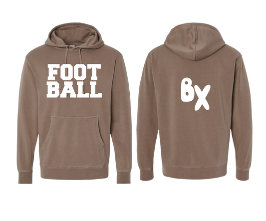 "FOOTBALL" Midweight Hooded Sweatshirt