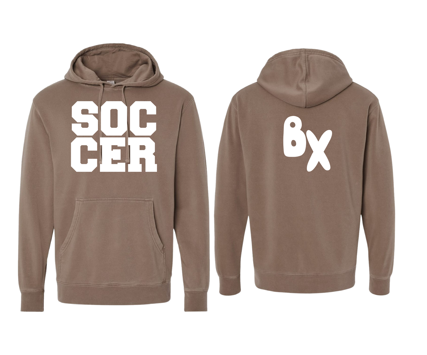 "SOCCER" Midweight  Hooded Sweatshirt