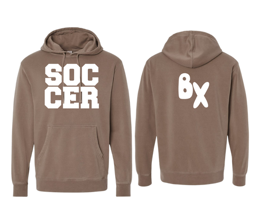 "SOCCER" Midweight  Hooded Sweatshirt