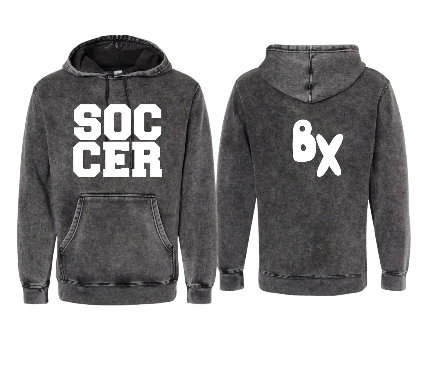 "SOCCER" Midweight  Hooded Sweatshirt